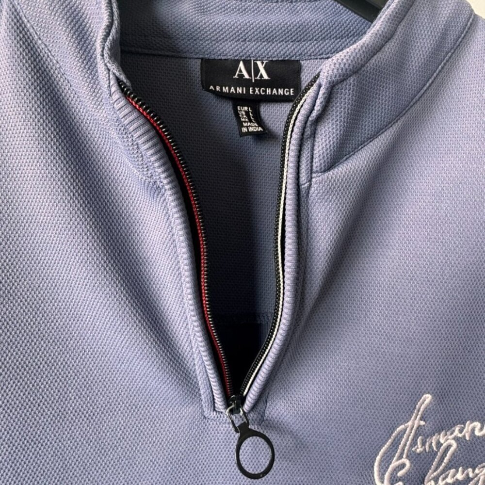Armani Exchange 1/4 Zip Sweater - Picture 7 of 12